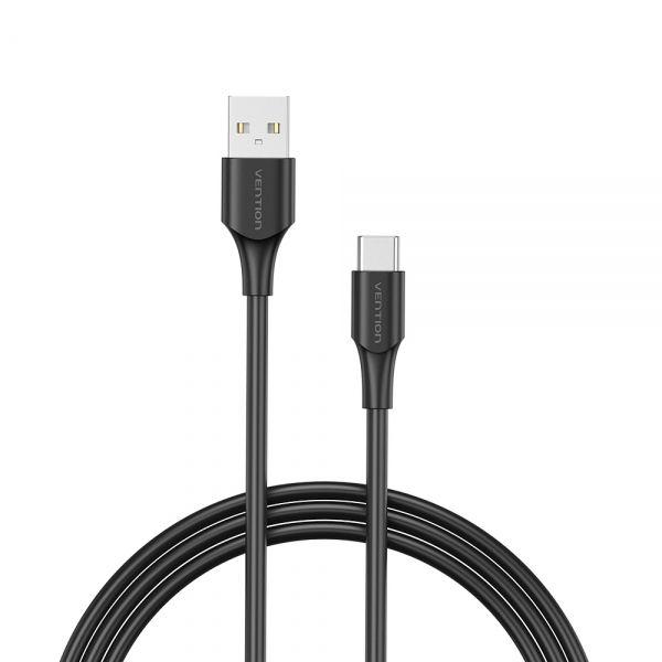 Cabo USB VENTION CTHBG (1,5 m - USB-C macho - USB-A macho - Preto) — miniatura 2