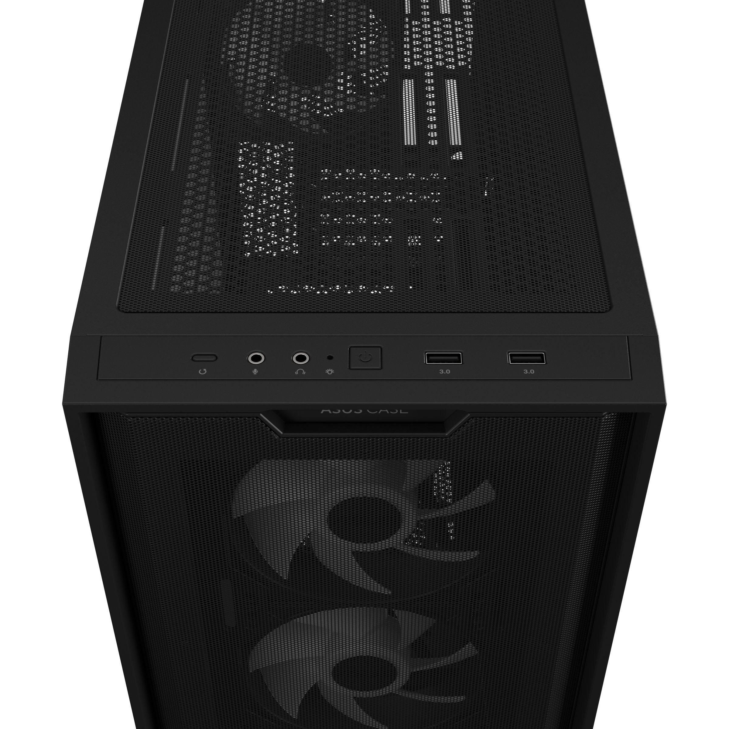Caixa PC ASUS A21 PLUS (micro ATX, Mini-ITX - Micro Tower - Micro-ATX, Mini-ITX - Preto) — miniatura 10