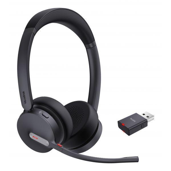 Headset YEALINK WH64 Hybrid Dual UC (Binaural - DECT, Bluetooth 5.2 - Supra-aural - Preto)