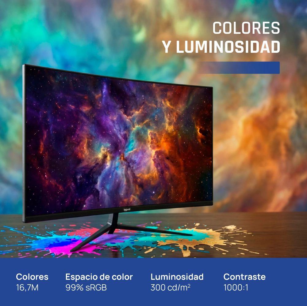 Monitor IGGUAL ML21S (21,5" - IPS - 120 Hz - Preto) — miniatura 9