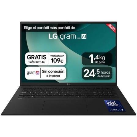 Portátil LG gram 17Z90TL-G.AU88BN (Windows 11 - Intel Core Ultra 7-258V - 17")
