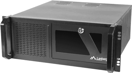 Caixa de Servidor Rack 19" LANBERG SC01-4504-08B (Preto)