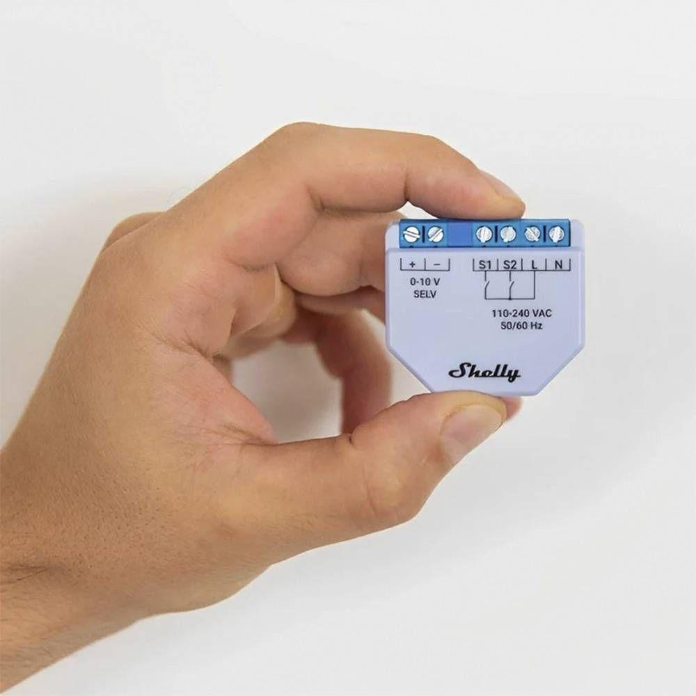Regulador de Luz SHELLY Plus Dimmer 0-10V (Cinzento/Azul), miniatura 3