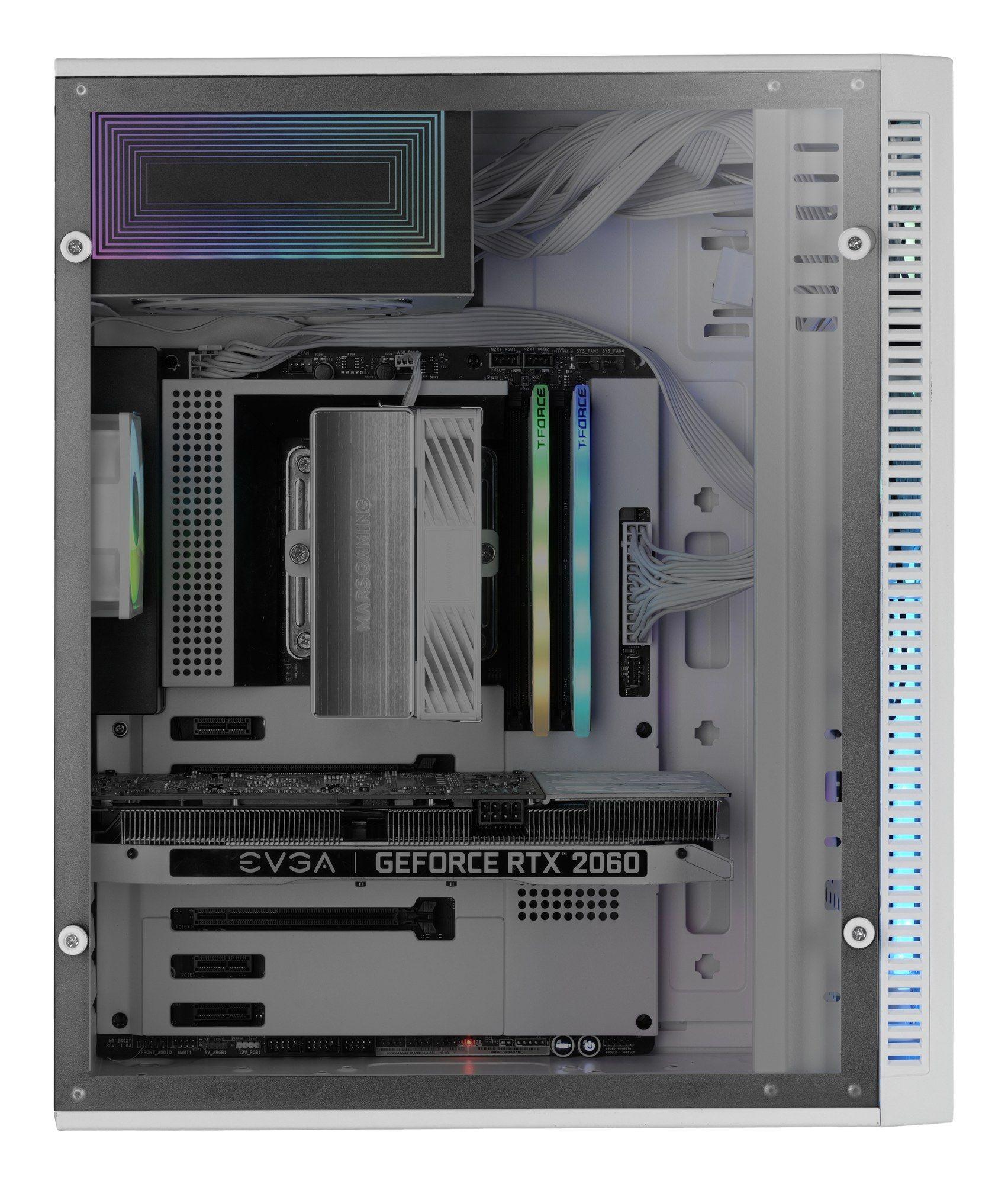 Caixa ATX MARS GAMING MCBLAZEW (ATX, Micro ATX, Mini-ITX - Semitorre - Vidro temperado - Branco) — miniatura 8