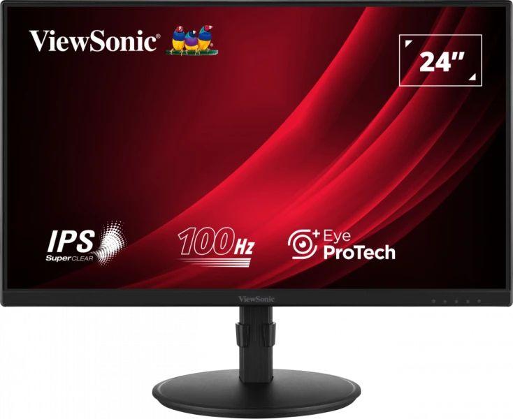 Monitor VIEWSONIC VG2408A (24" - IPS - 100 Hz - Preto)