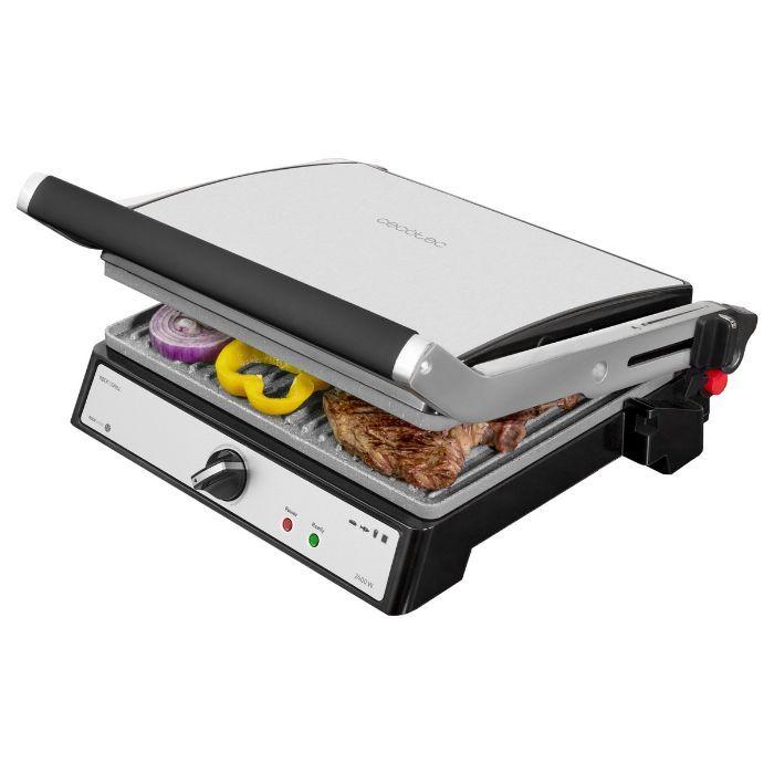 Grelhador Elétrico CECOTEC Rock'nGrill 2400 UltraRapid (Altura 14,5 cm - Prateado) — miniatura 2