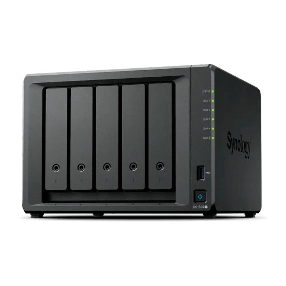 NAS SYNOLOGY DiskStation DS1525+ (3.5,M.2,2.5 " - M.2 e SATA - AMD - Preto) — miniatura 2