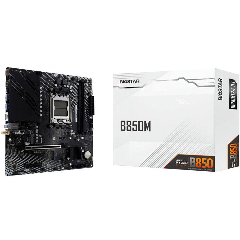 Motherboard BIOSTAR B850MT2-E DJ (AM5 - Micro-ATX - Duplo canal - Preto), miniatura 3