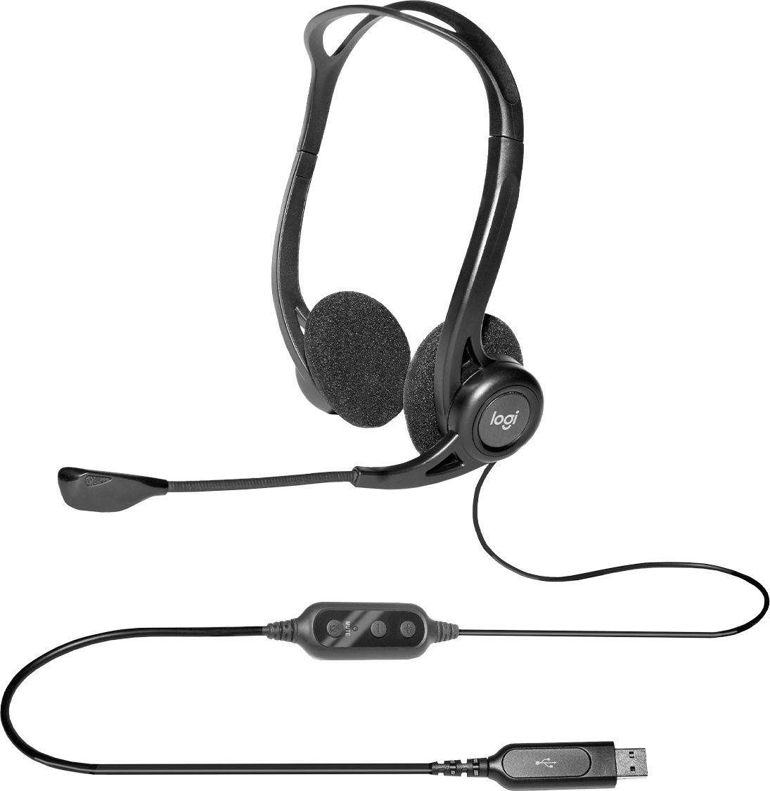 Headset LOGITECH 960 (Binaural - Com fios - Supra-aural - Preto) — miniatura 4