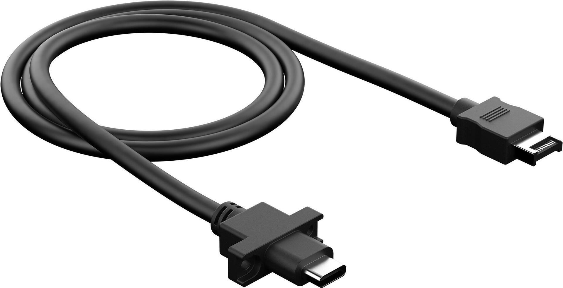 Cabo USB-C FRACTAL DESIGN Model D FD-A-USBC-001 (0,67 m - Macho - USB-C - Preto)