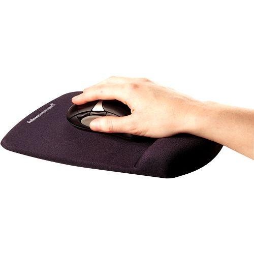 Tapete de Rato FELLOWES 9252003 PlushTouch (Tecido, espuma - 2,5 cm - Preto) — miniatura 3