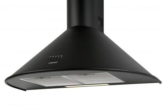 Exaustor de Parede CATA Q7760BK (Altura 65,5–111 cm - 60 cm - 56 cm - Preto)
