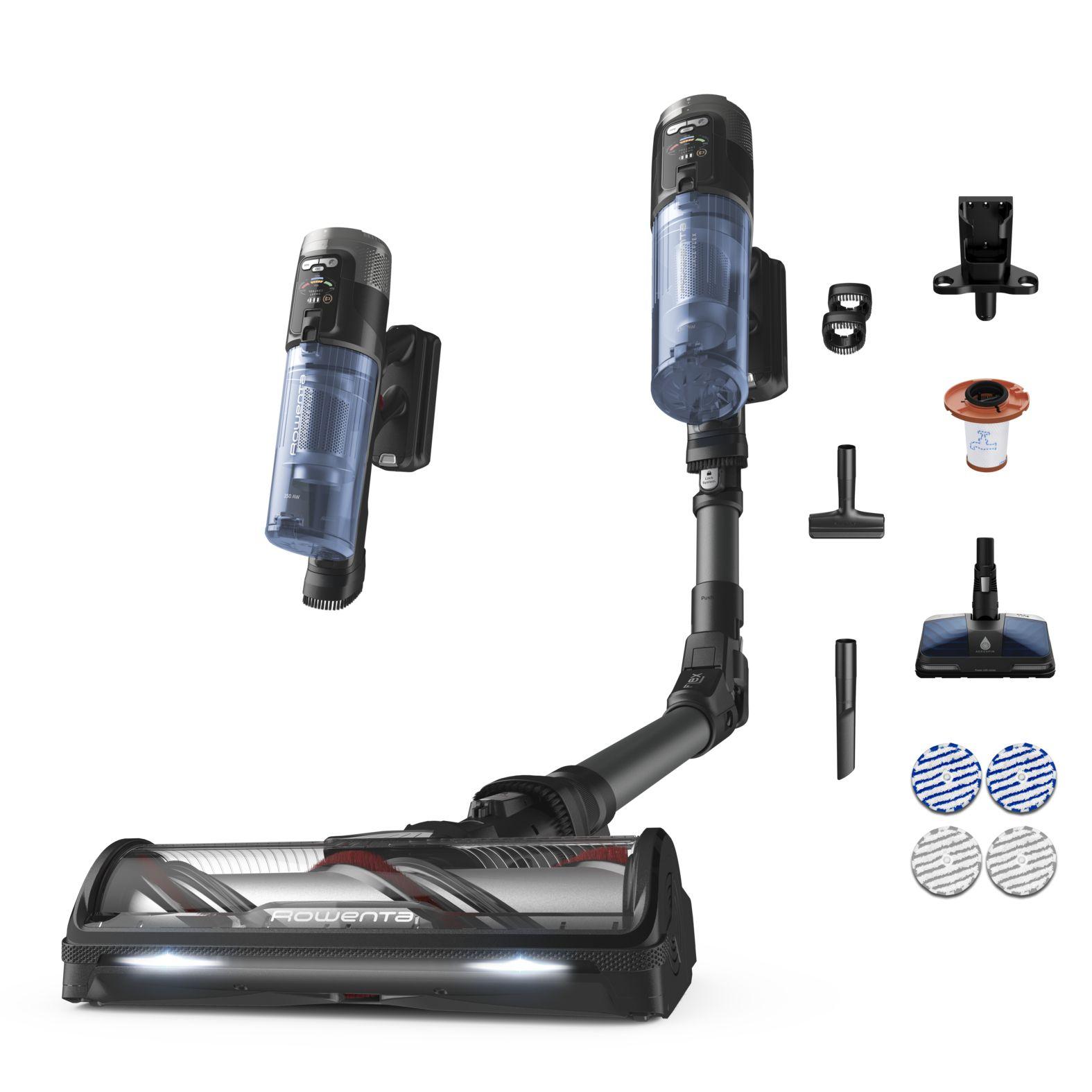 Aspirador Vertical 2 em 1 ROWENTA X-FORCE FLEX 12.60 NEO RH9LC1 (Altura 113 cm - Azul e Cinzento)