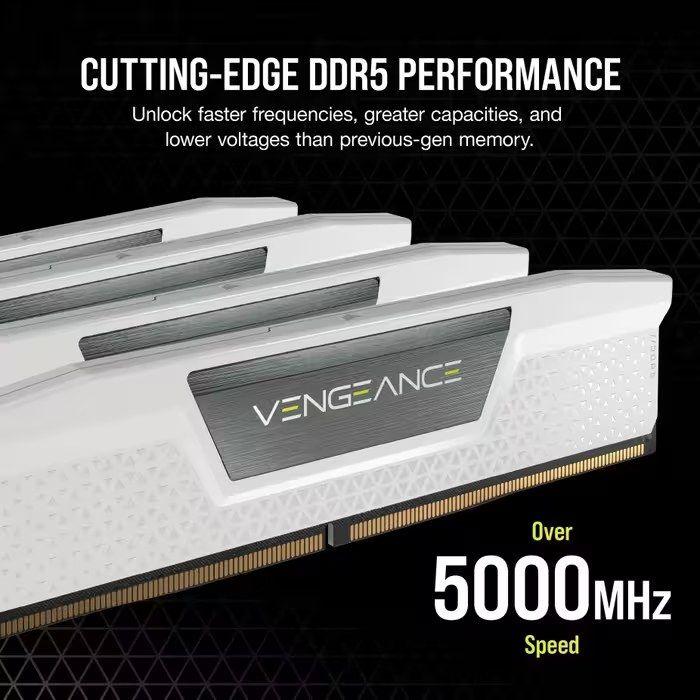 Memória RAM CORSAIR Vengeance CMK32GX5M2B6400Z32W (6400MHz - 32GB - DIMM), miniatura 4