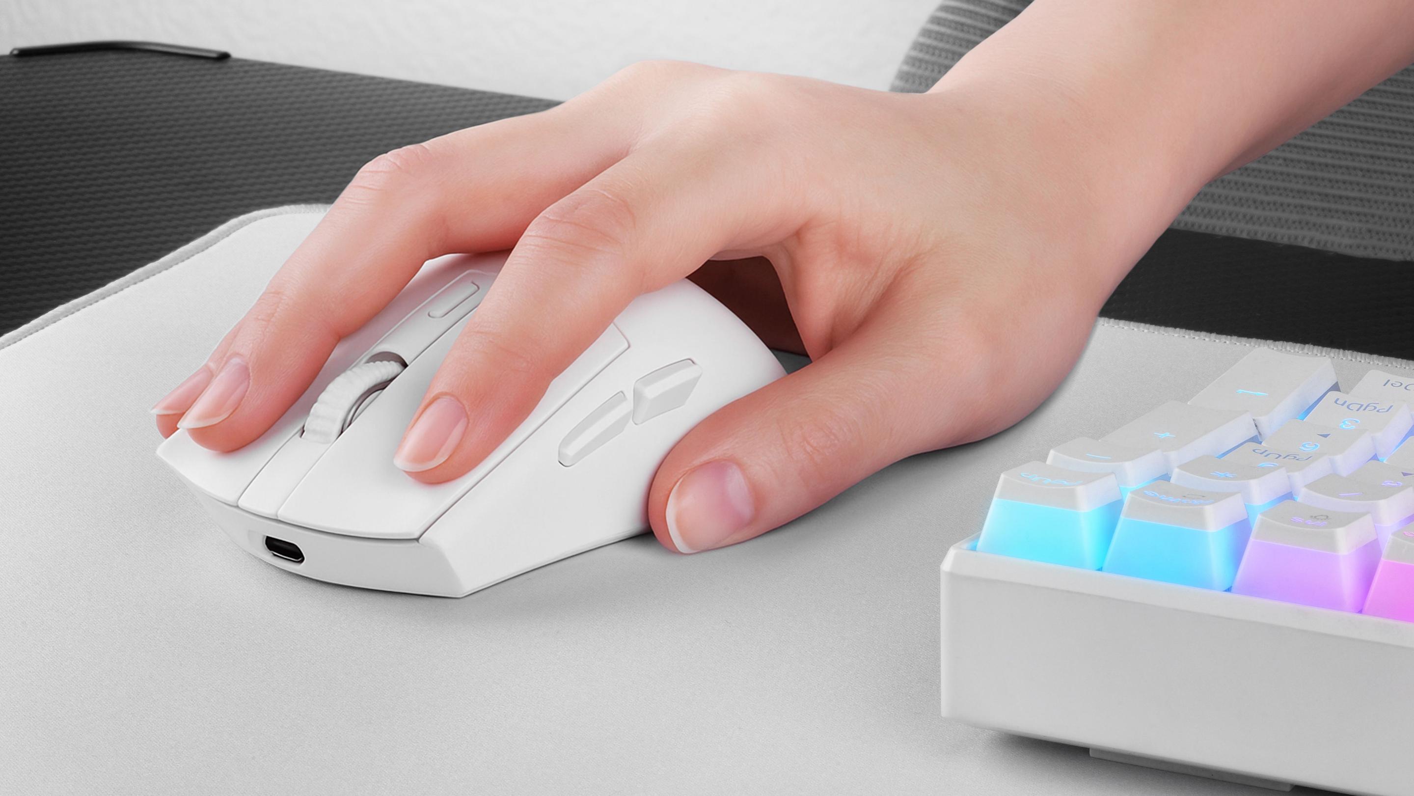 Rato Gaming MARS GAMING MMT3W (Mão direita - 14400 DPI - Ótico - Branco), miniatura 8