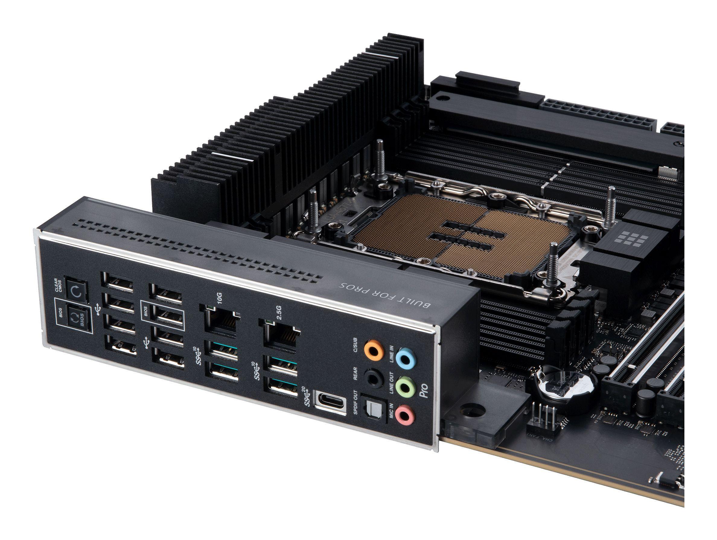 Motherboard ASUS PRO WS W790-ACE (LGA 4677 (Socket E) - Intel Xeon W - SSI CEB - Preto), miniatura 4