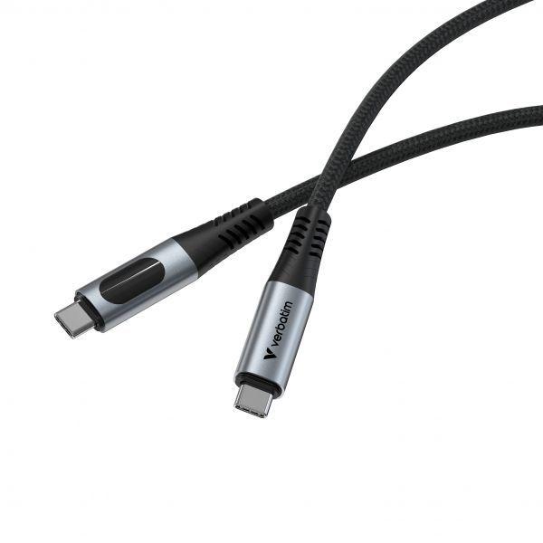 Cabo USB-C VERBATIM 31848 (1,2 m - USB C - Preto) — miniatura 2