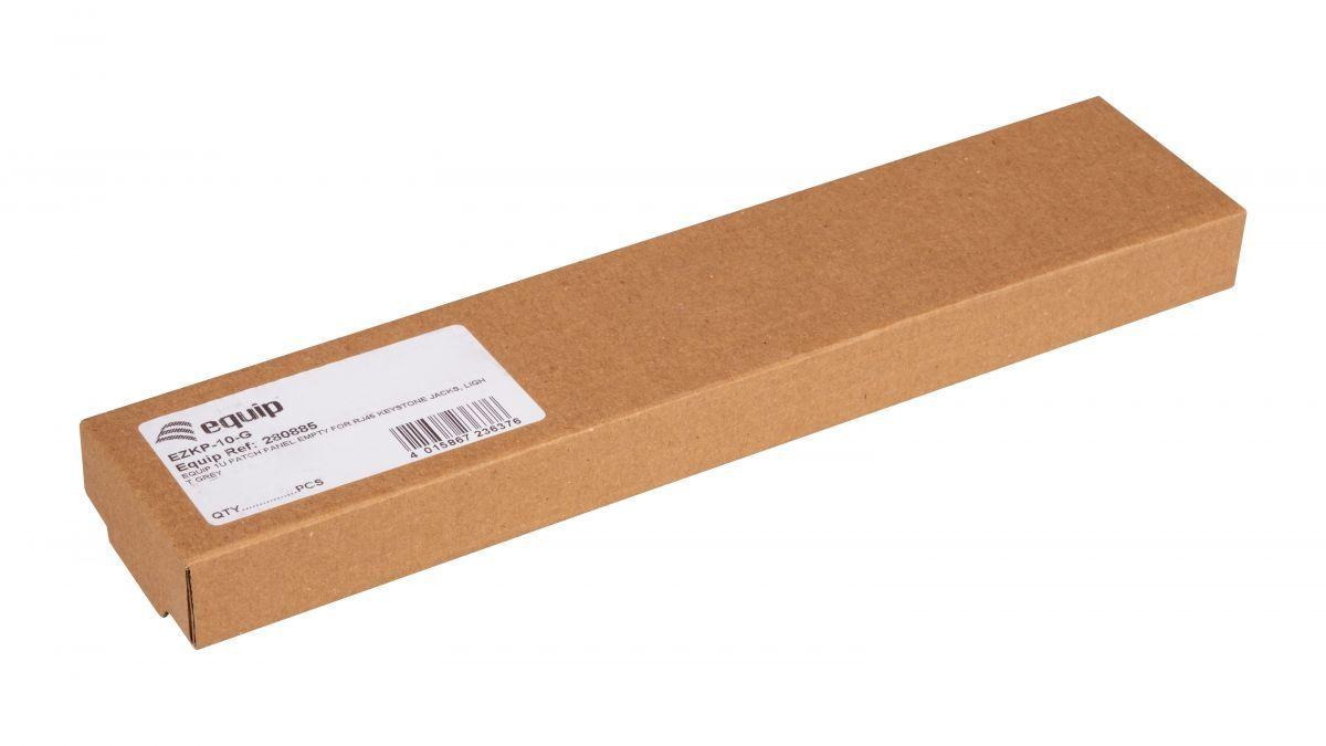 Painel Keystone EQUIP EZKP-10-G (10" - 1U - Cinzento), miniatura 6