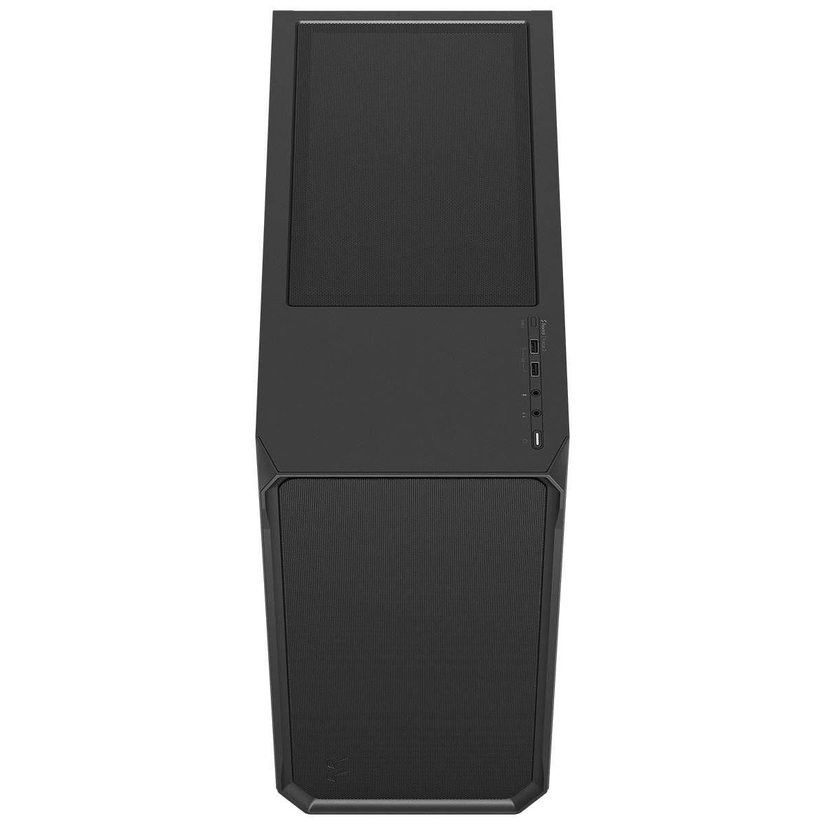 Caixa ATX FRACTAL DESIGN Focus 2 (ATX, Micro ATX, Mini-ITX - Midi Tower - Ferro - Preto) — miniatura 3