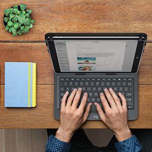 Capa com Teclado LOGITECH Universal Folio (Sem fios - Qualquer marca - Bluetooth - Preto) — miniatura 12