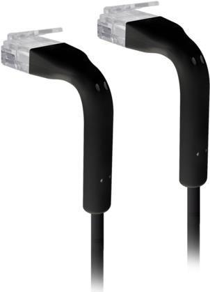 Cabo de Rede RJ45 UBIQUITI U-Cable-Patch 3m (3 m - Cat6 - Preto)