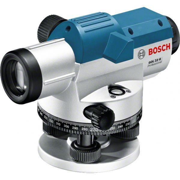 Nível Ótico BOSCH GOL 32 G Professional (Azul e Cinzento)