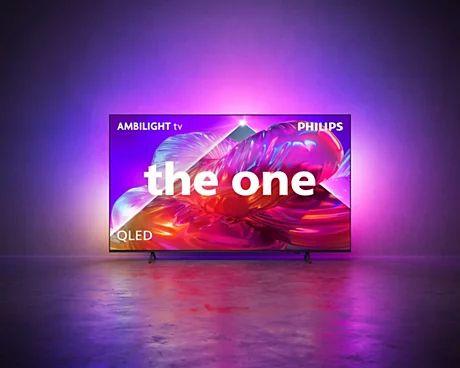 Televisão PHILIPS TV The One 75PQS9001/12 (75" - QLED - 4K Ultra HD - Cinzento), miniatura 2
