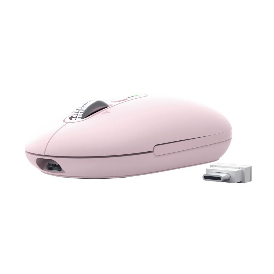 Rato TRUST Seron Slim Multi (Ambidestro - 3200 DPI - Ótico - Rosa) — miniatura 2