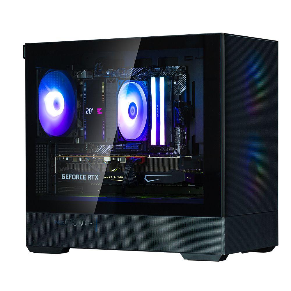 Caixa PC ZALMAN P30 AIR (Micro ATX, Mini-ITX - Mini Tower - Plástico, aço, vidro temperado - Preto) — miniatura 6
