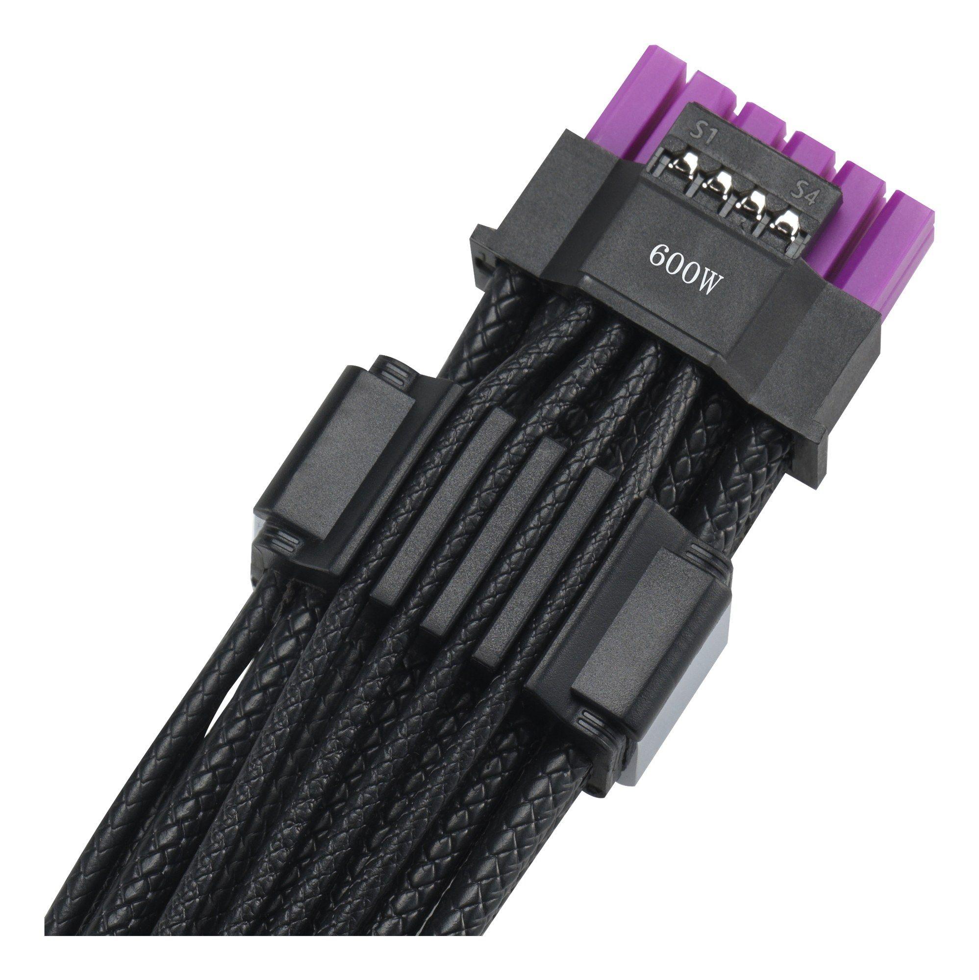 Cabo de Alimentação Interno ASUS ROG-EQUALIZER (PCI-E 16 pinos - 0,75 m - Preto) — miniatura 3