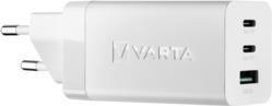 Carregador de Parede VARTA High Speed Charger 65W GaN (Universal - AC - Branco)