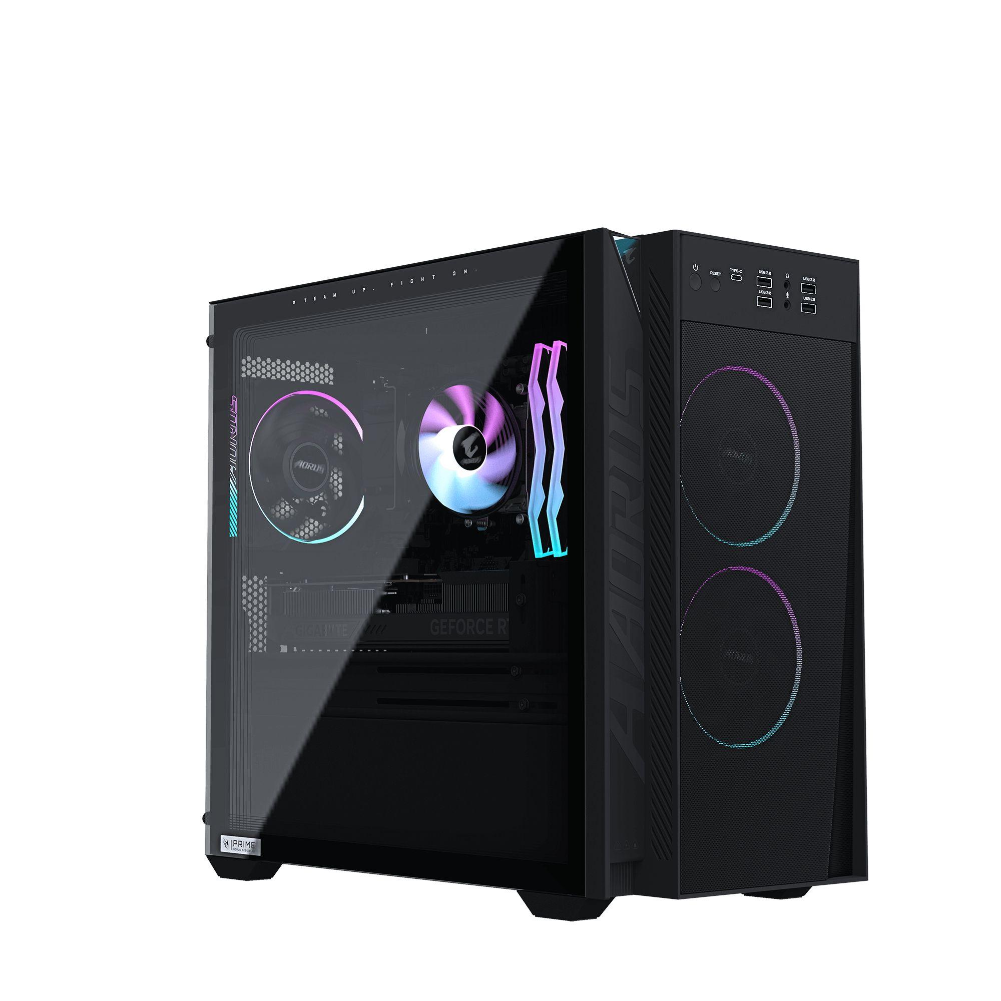 Computador Gaming GIGABYTE AORUS PRIME 3 AP3A7N6T-5110 (Windows 11 Home - AMD Ryzen 7 - 9700X - Preto) — miniatura 2