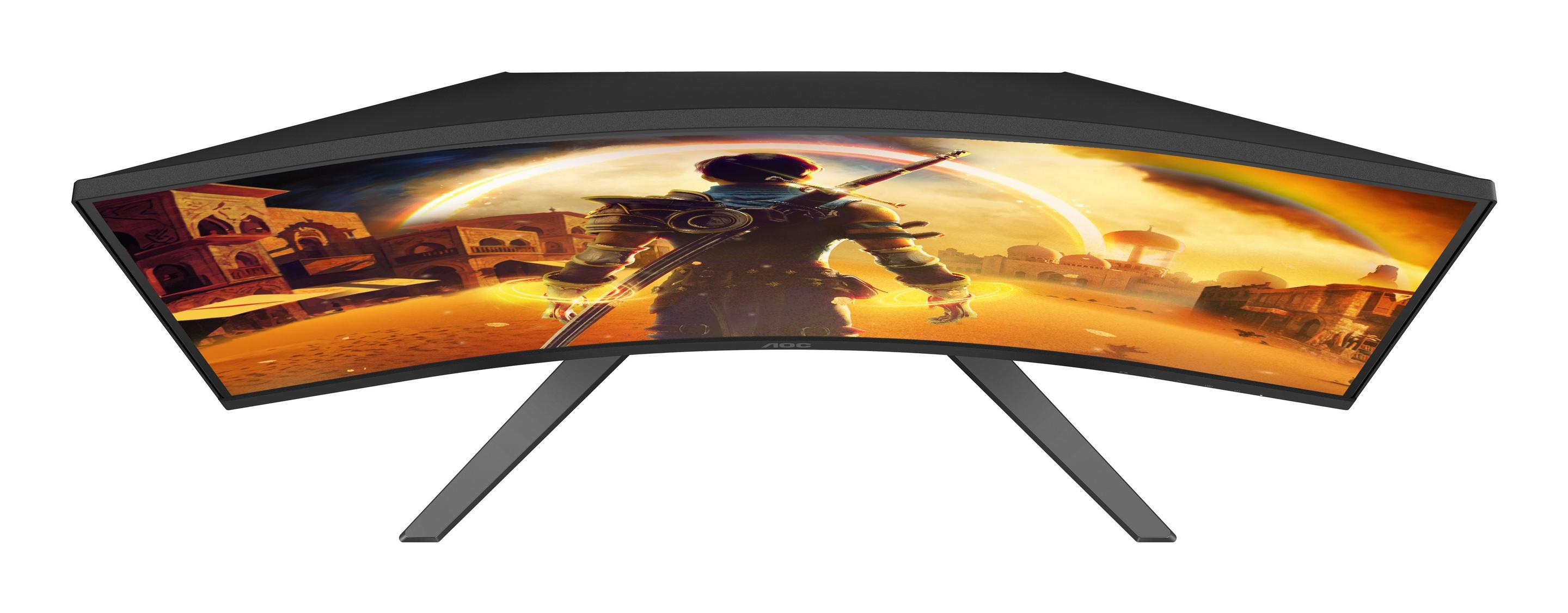 Monitor AOC C32G42ZE (31,5" - VA - 260 Hz - Preto/Vermelho) — miniatura 7