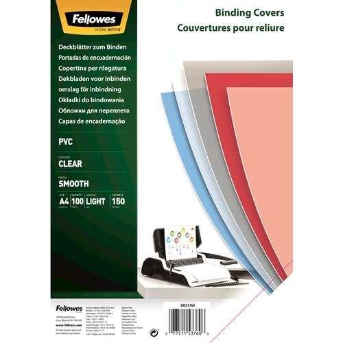 Capas de Encadernação FELLOWES 5376001 (Transparente)