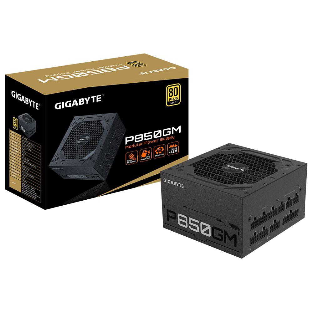 Fonte de Alimentação GIGABYTE P850GM (ATX - 850 W - 80 PLUS Gold - Preto), miniatura 6