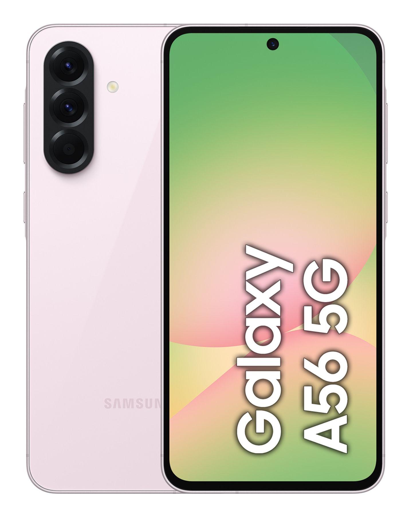 Smartphone SAMSUNG Galaxy A56 5G (8GB/128GB - 6,7" - Rosa)