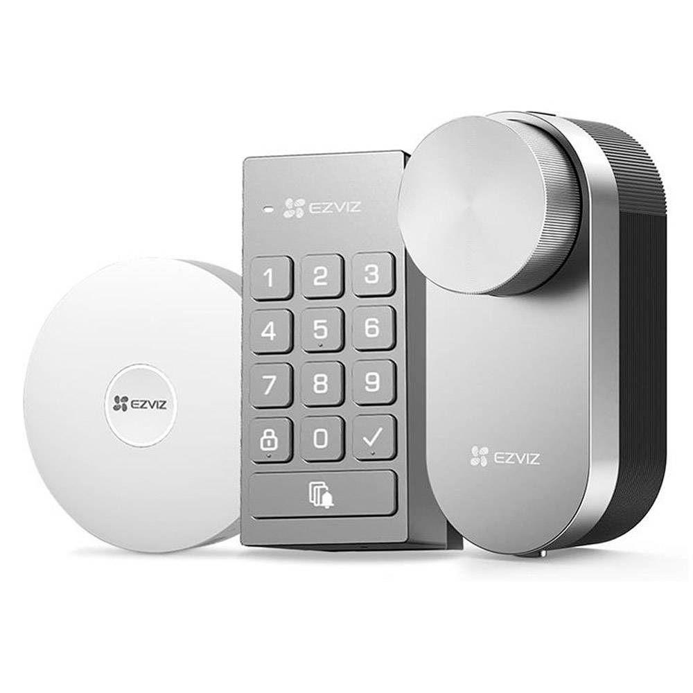 Kit de Fechadura Inteligente EZVIZ DL01 Pro + DL01BCP + A3 (Prateado e Branco) — miniatura 2