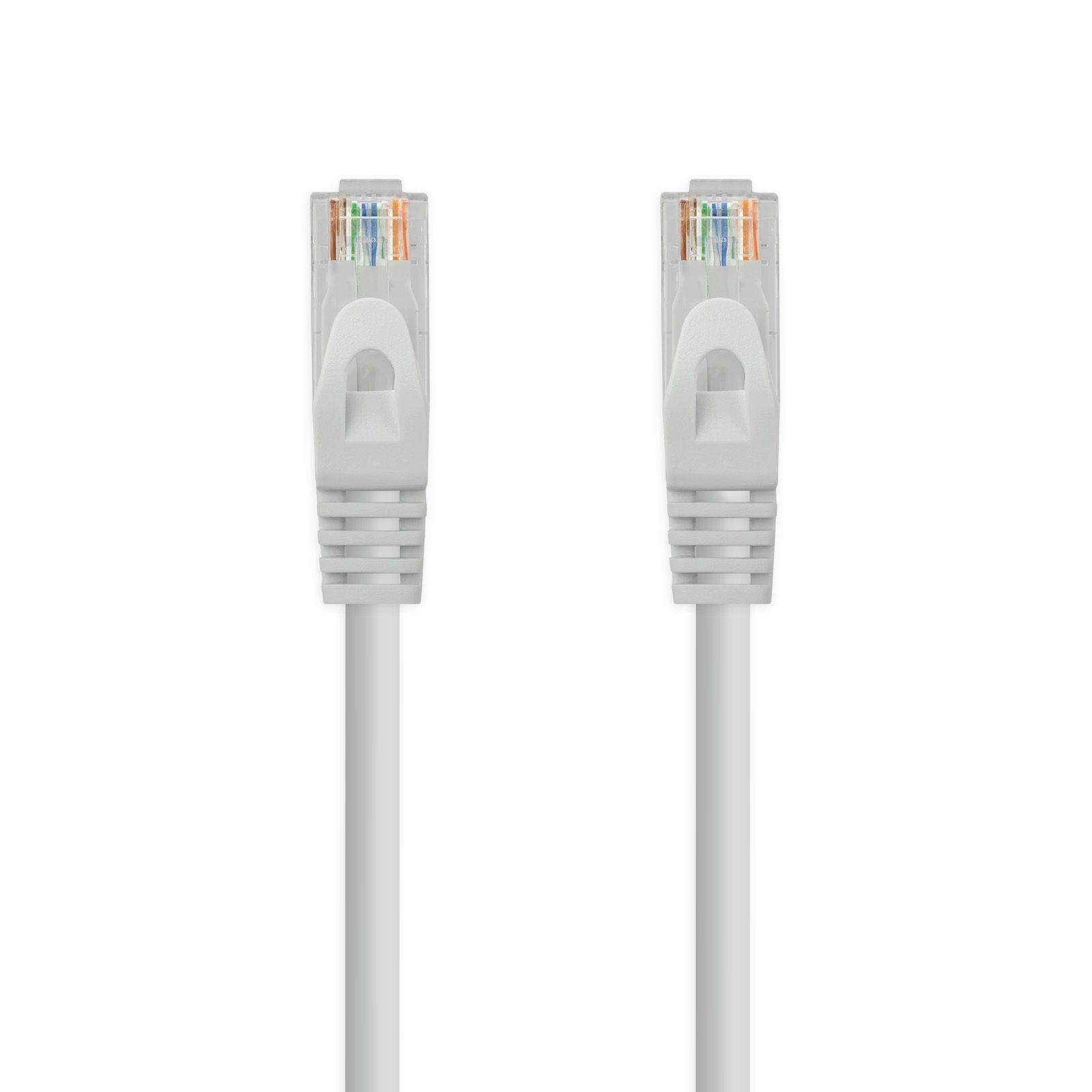 Cabo de Rede NANOCABLE 10.20.1800-L25 (0,25 m - Cat6A - RJ-45 - Cinzento) — miniatura 2