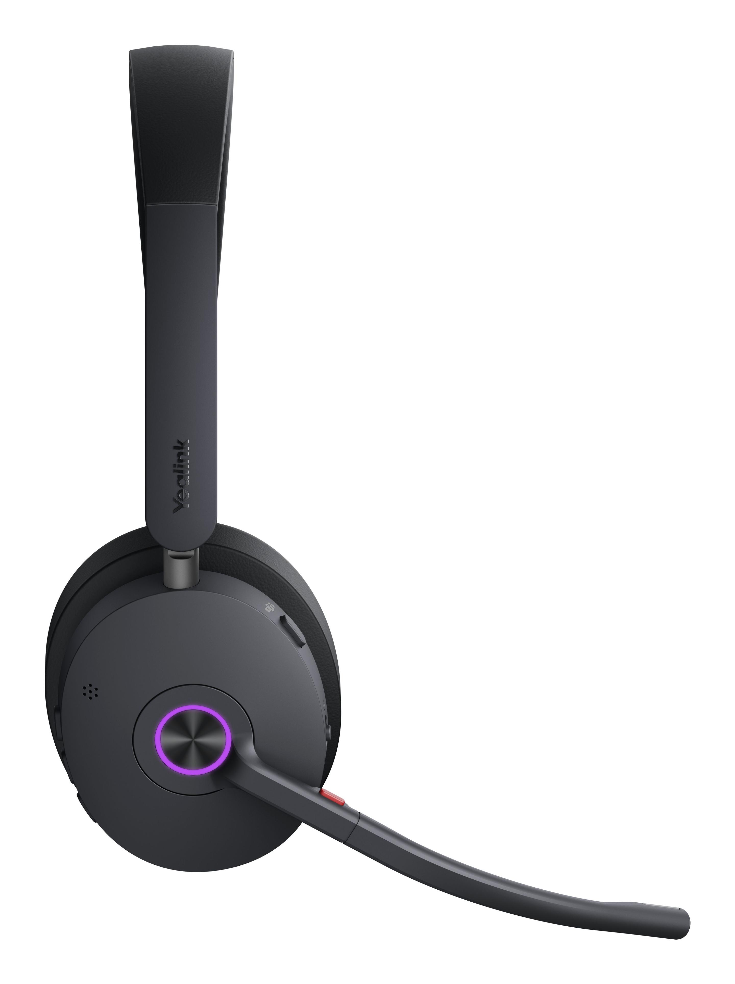 Headset YEALINK BH74 Teams (Binaural - Sem fios - Supra-aural - Preto) — miniatura 3