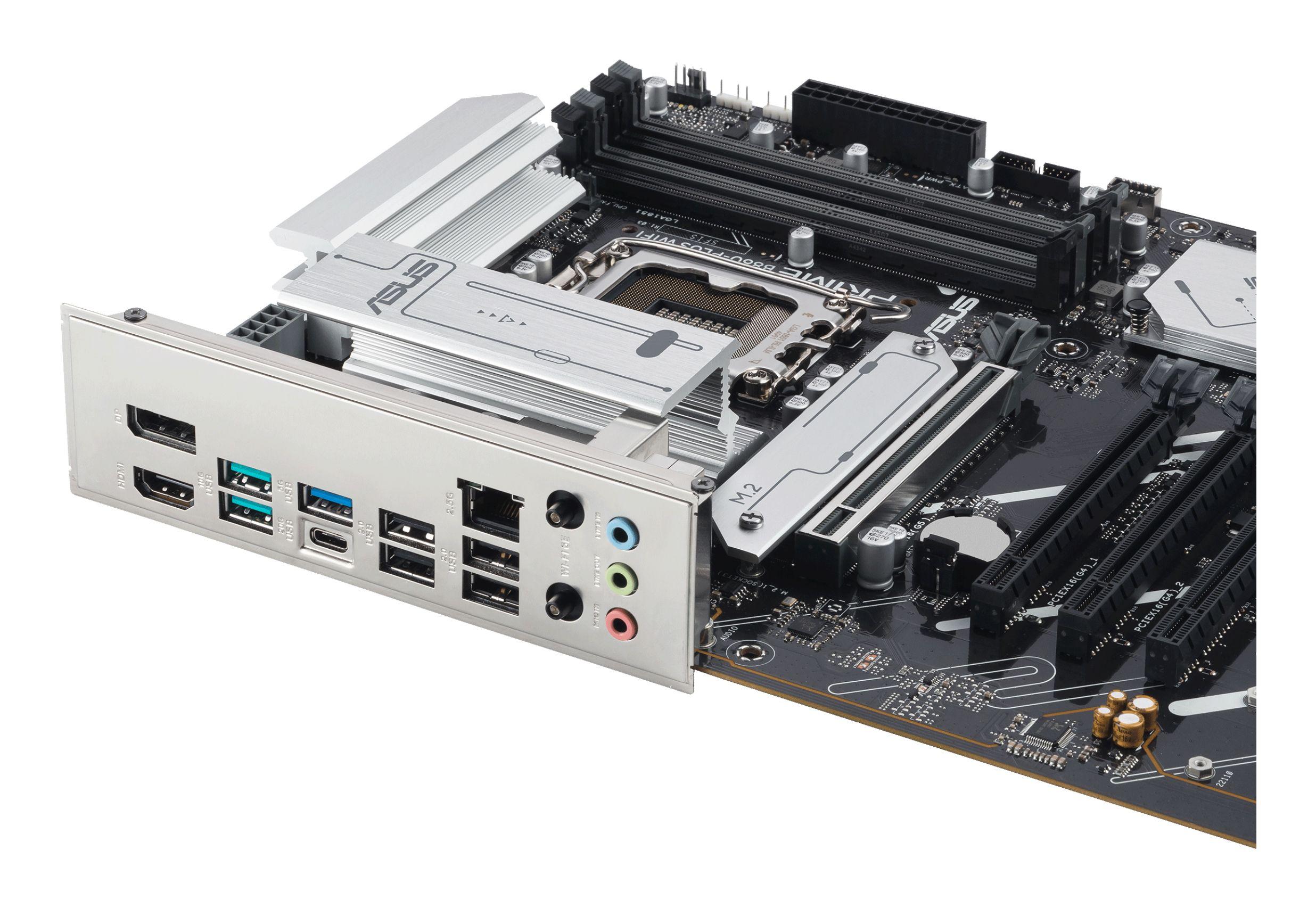 Motherboard ASUS PRIME B860-PLUS WIFI (LGA 1851 (Socket V1) - Intel Core Ultra - ATX - Preto e Alumínio) — miniatura 6