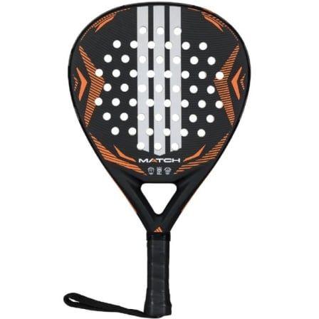 Raquete de Padel ADIDAS Match 3.5 2026 (Fibra de vidro - Preto e Laranja)