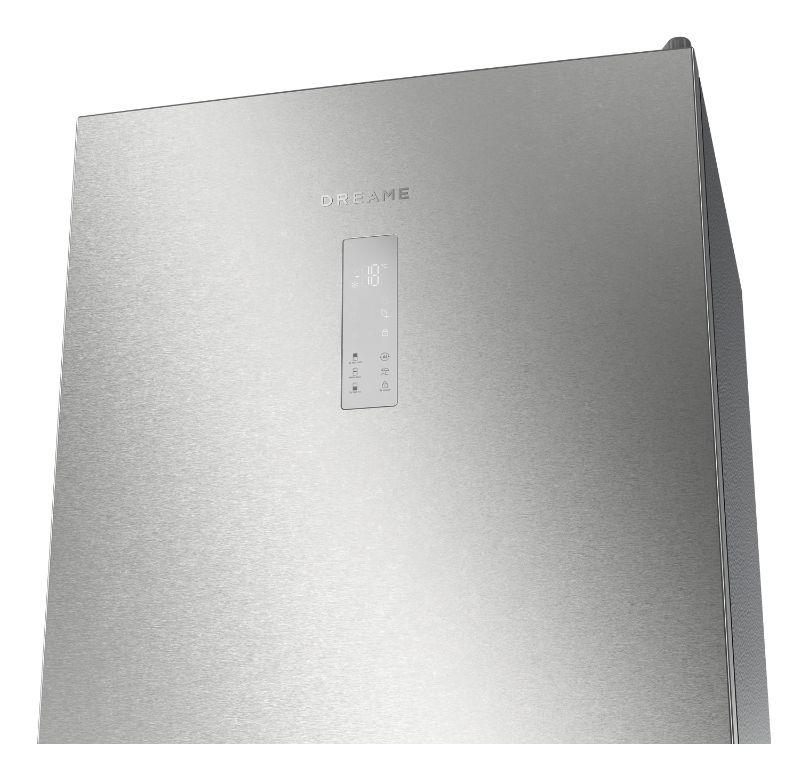 Frigorífico Combinado Independente DREAME DRF560WMXEEUP (409 L - 185x59,5x68 cm - 185 cm - Inox) — miniatura 4