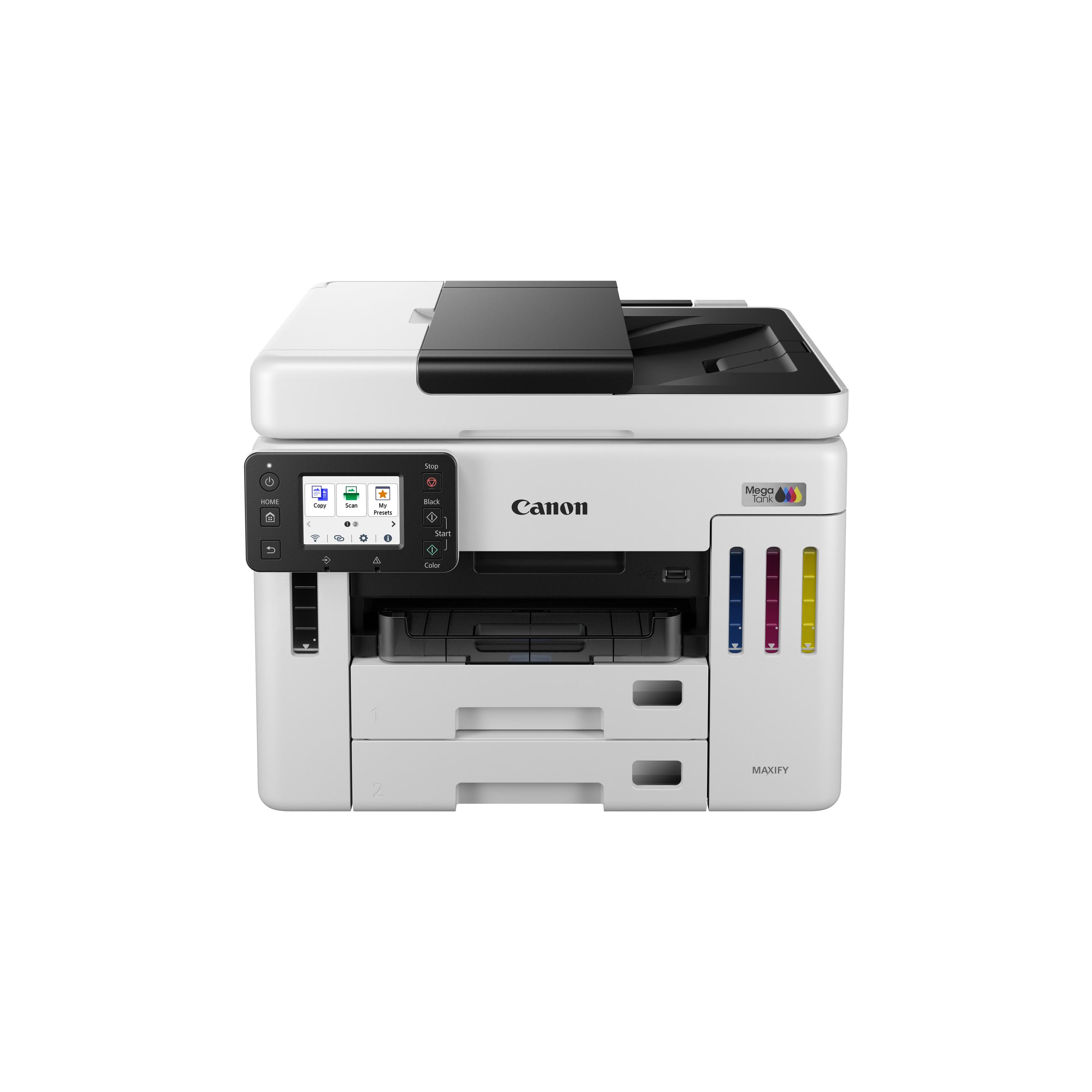 Impressora Multifunções CANON MAXIFY GX7150 (A4 - Impressão a cores - 600 folhas - Preto e Branco)