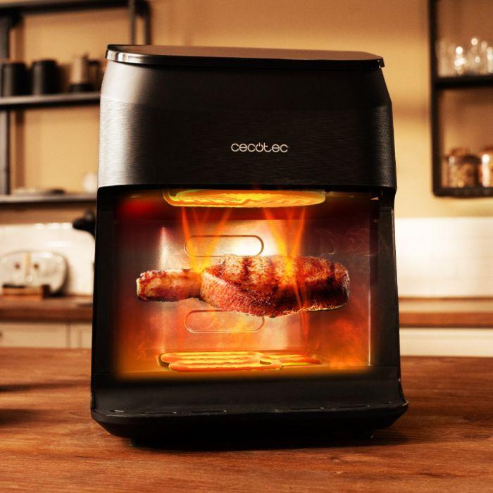 Fritadeira de Ar Quente CECOTEC Cecofry&Grill Smokin' 4500 (1900 W - 200 °C - 40 °C - Preto e Castanho), miniatura 5