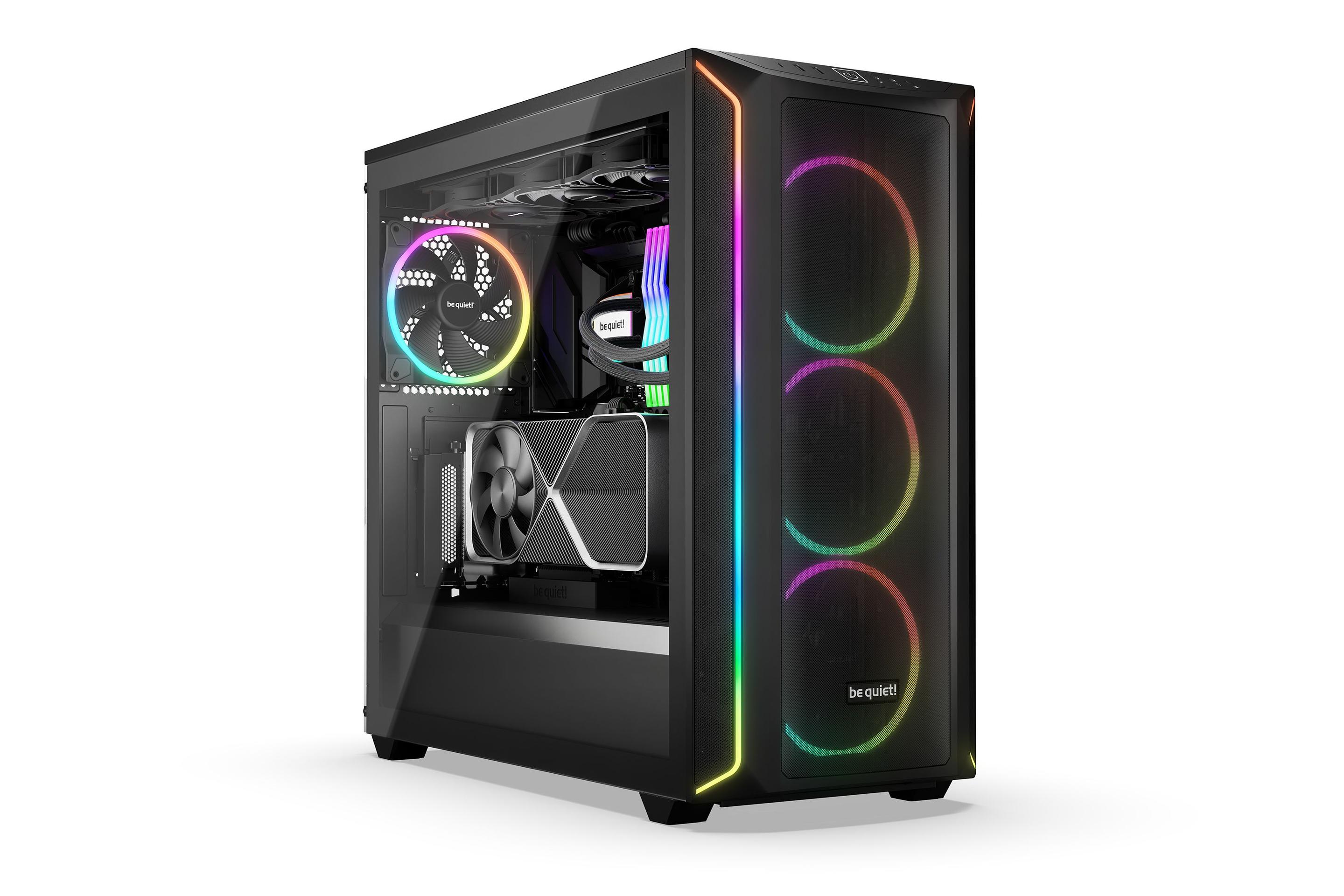 Caixa PC BE QUIET! Shadow Base 800 FX (Midi Tower - EATX, Mini-ITX, ATX, micro-ATX - 18 cm - Preto) — miniatura 5