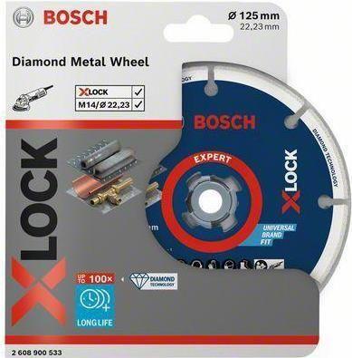 Disco de Corte Diamantado BOSCH Expert X-LOCK 2608900533 (Aço inoxidável, Ferro)