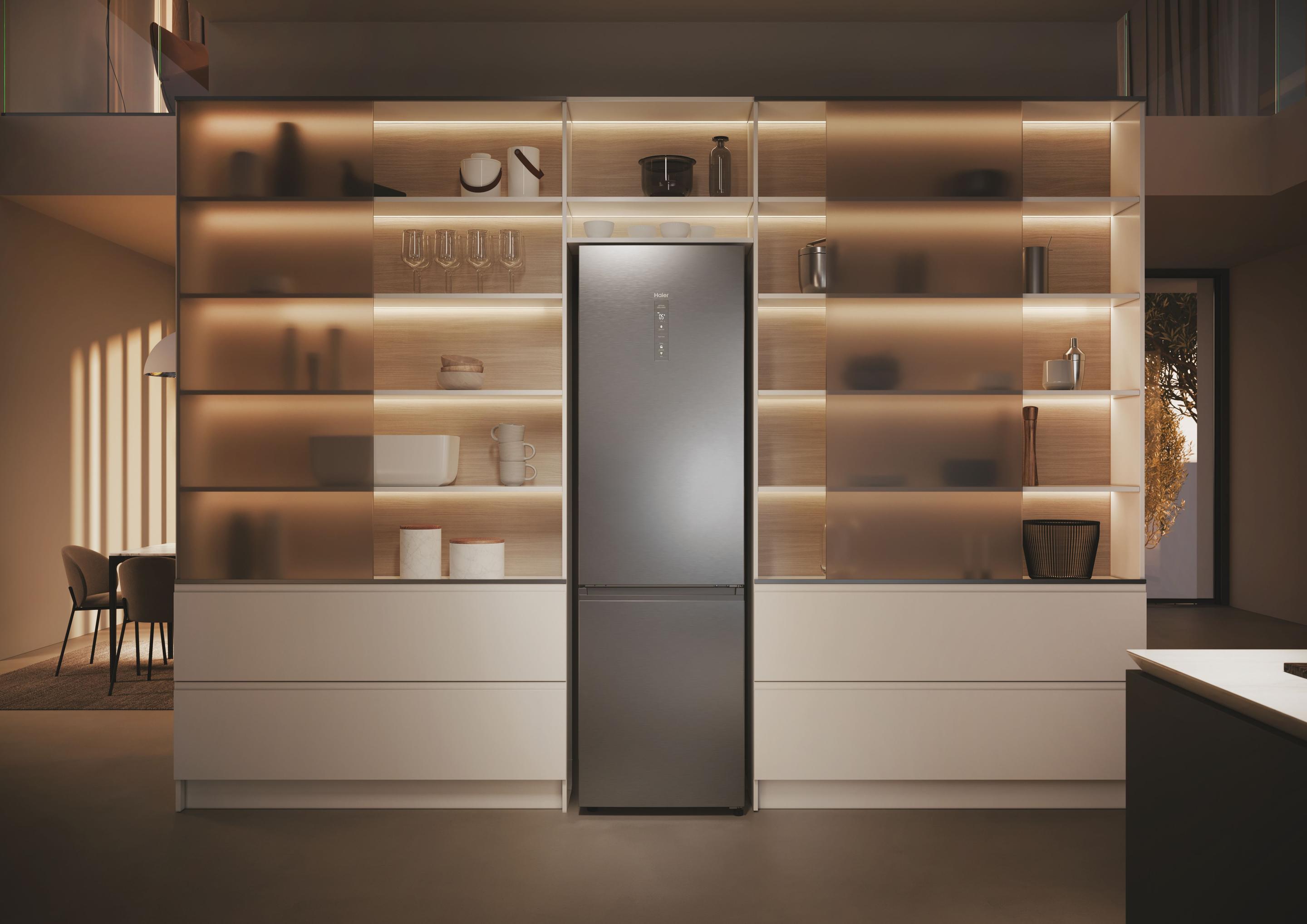 Frigorífico Combinado Independente HAIER HDPW5620CNPK (406 l - hOn - 205x59,5x66,7 cm - Prateado) — miniatura 18