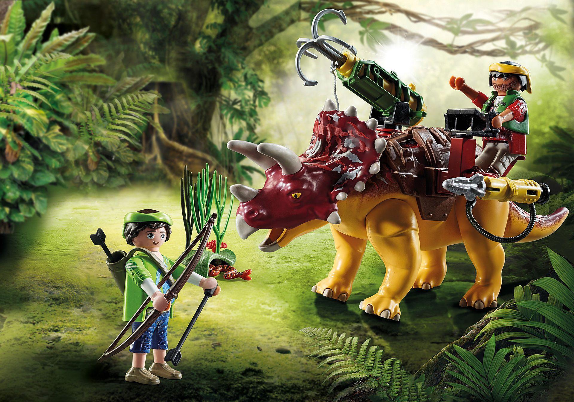 Conjunto de Figuras PLAYMOBIL Dino Rise Triceratops 71262 (Dino Rise - 5 a 10 anos)