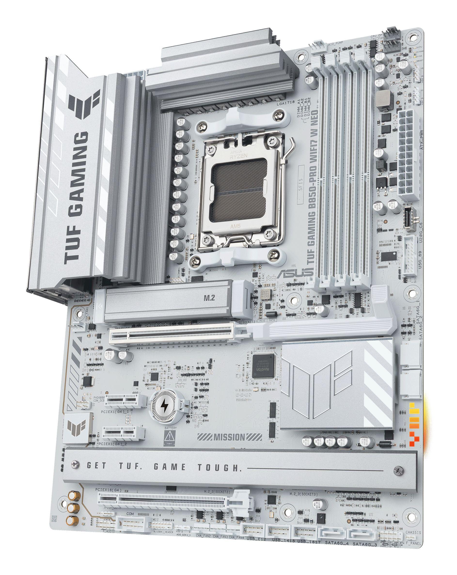 Motherboard ASUS TUF GAMING B850-PRO WIFI7 W NEO (AM5 - ATX - Duplo canal - Branco), miniatura 3