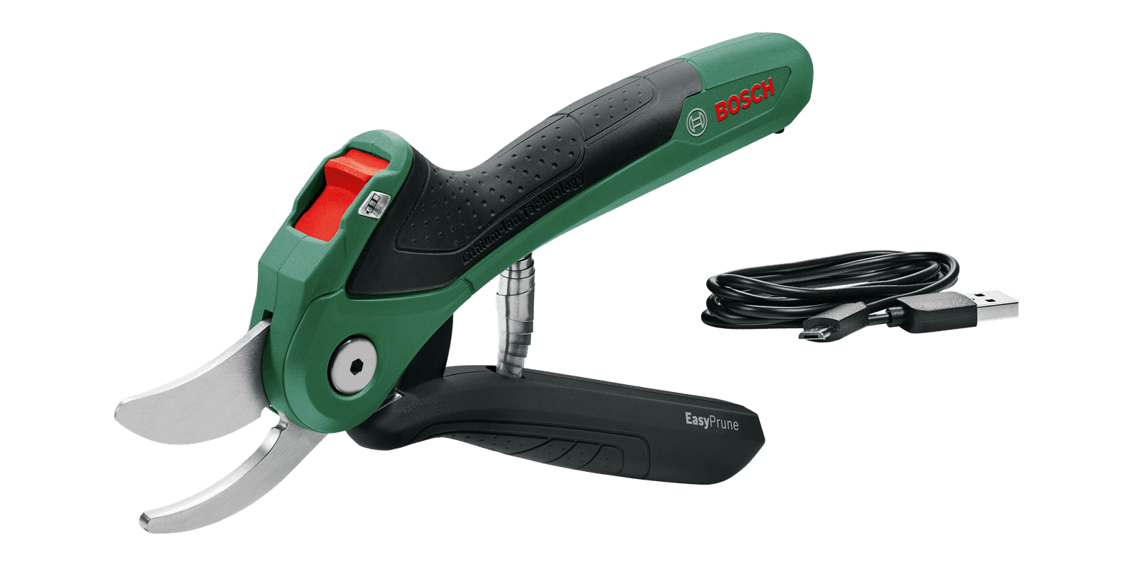 Tesoura de Poda Sem Fios BOSCH EasyPrune 06008B2102 (3,6 V - Verde/Preto)